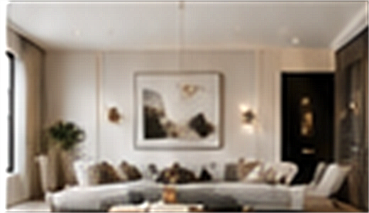 Living room lighting in a real home