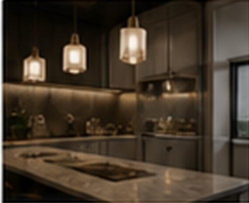 Kitchen pendant lighting