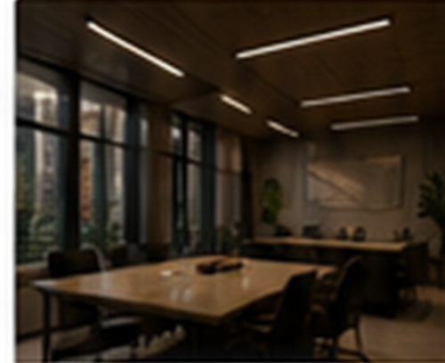 Commercial meeting room lighting